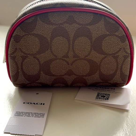 NWT Coach Strawberry Cosmetic Case - Picture 3 of 7